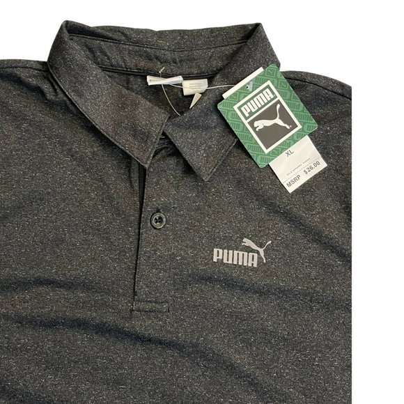 Kid’s Polo Shirt Size XL puma kid 91201882FME Black Heather - Picture 6 of 12